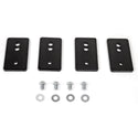 1964-1972 Chevy Chevelle Seat Relocation Bracket Set (4-Pieces, Incl. 4 Bolts & Washers).
