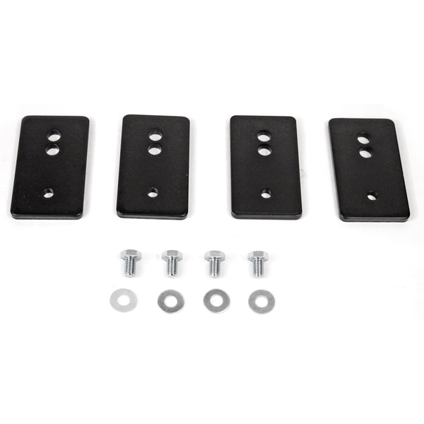 1964-1972 GTO SEAT RELOCATION BRACKET SET (4-PIECES, INCL. 4 BOLTS & WASHERS.