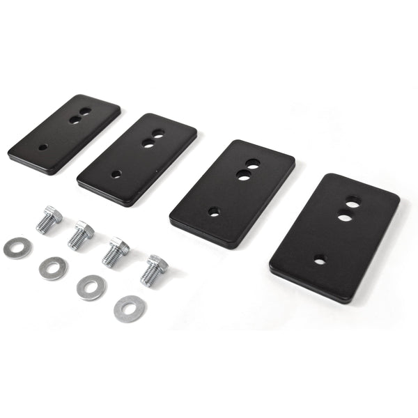 1964-1972 Chevy Chevelle Seat Relocation Bracket Set (4-Pieces, Incl. 4 Bolts & Washers).
