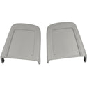 1967 FORD MUSTANG DELUXE/SHELBY BUCKET SEAT BACK PANEL PAIR (GREY).