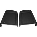 1967 FORD MUSTANG DELUXE/SHELBY BUCKET SEAT BACK PANEL PAIR (BLACK).