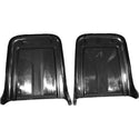 1967 FORD MUSTANG DELUXE/SHELBY BUCKET SEAT BACK PANEL PAIR (BLACK).