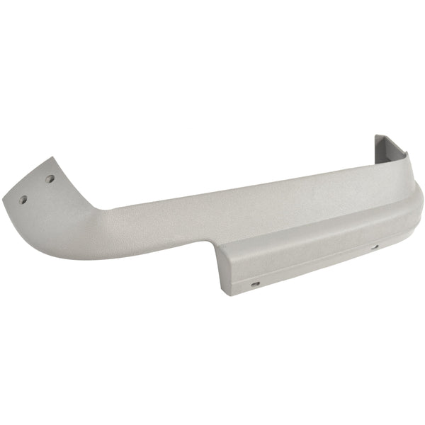 1967 FORD MUSTANG DELUXE/SHELBY BUCKET SEAT LOWER SIDE PLASTIC TRIMS PAIR (GREY).