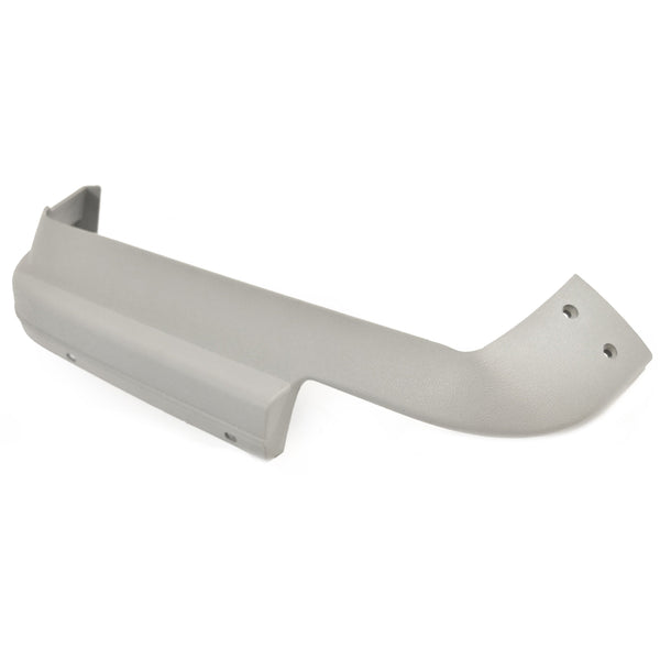 1967 FORD MUSTANG DELUXE/SHELBY BUCKET SEAT LOWER SIDE PLASTIC TRIMS PAIR (GREY).