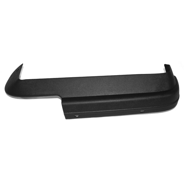 1967 FORD MUSTANG DELUXE/SHELBY BUCKET SEAT LOWER SIDE PLASTIC TRIMS PAIR (BLACK).