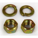 1964-1973 Ford Mustang Spring Saddle Hardware Kit, Incl. 2 Washers And 2 Nuts.