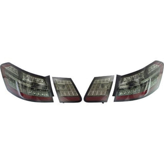 2010-2013 Mercedes-Benz E-Class Led Clear Tail Lamp, Set, W/back Up Lamp, Sedan - Classic 2 Current Fabrication