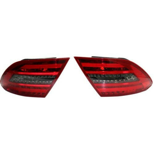 2012-2013 Mercedes-Benz C-Class Led Clear Tail Lamp, Set, Smoked Lens.
