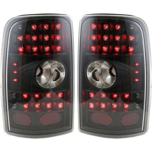2000-2006 Chevy Tahoe Led Clear Tail Lamp, Assy, Set, Inter., Clear Lens.