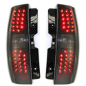 2007-2013 Chevy Tahoe Led Clear Tail Lamp, Assy, Set, /smoke Lens.