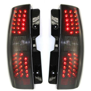 2007-2013 Chevy Suburban Led Clear Tail Lamp, Assy, Set, /smoke Lens.