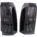 2015-2016 Chevy Tahoe Led Clear Tail Lamp, Set, Interior, Smoked Lens.