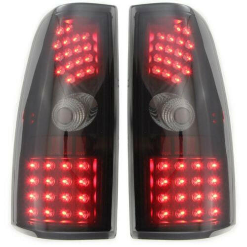 1999-2006 Chevy Silverado Pickup Led Clear Tail Light, /smoke Lens.