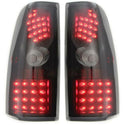 1999-2006 Chevy Silverado Pickup Led Clear Tail Light, /smoke Lens.