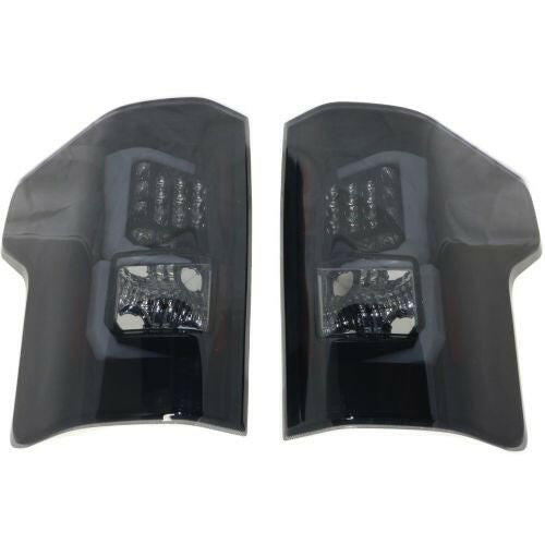 2015-2016 Ford F-150 Led Clear Tail Lamp, Assy, Set, Interior, Smoked Lens.