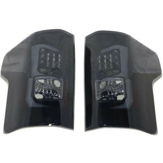 2015-2016 Ford F-150 Led Clear Tail Lamp, Assy, Set, Interior, Smoked Lens.