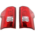 2015-2016 Ford F-150 Led Clear Tail Lamp, Assy, Set Interior, Red Lens.