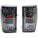 1993-1999 Ford Ranger Led Clear Tail Lamp, Lens/Housing, Set/smoke Lens.