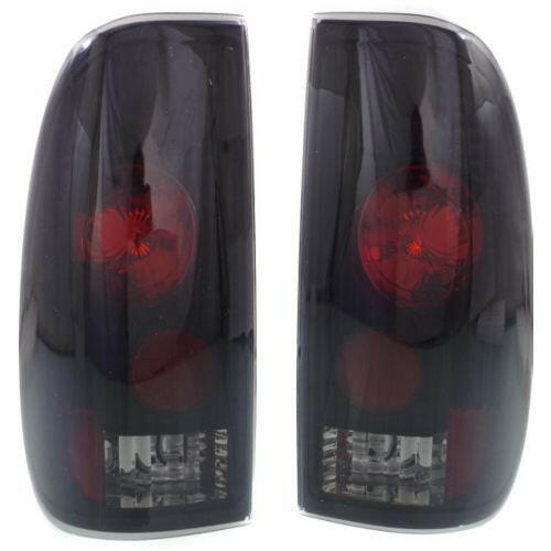 1997-2007 Ford F-150 Tail Lamp, Blk Intr, Smoke Lens, Styleside.