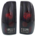 1997-2007 Ford F-150 Tail Lamp, Blk Intr, Smoke Lens, Styleside.