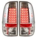 1997-2007 Ford F-250 Led Clear Tail Lamp, Lens & Housing, Set, Clear Lens - Classic 2 Current Fabrication