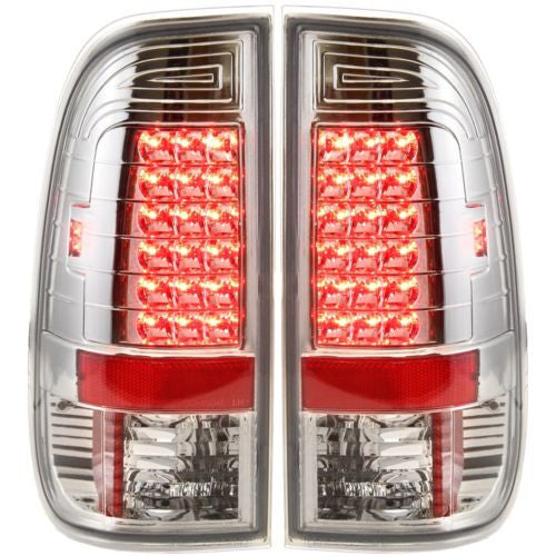1997-2007 Ford F-250 Led Clear Tail Lamp, Lens & Housing, Set, Clear Lens - Classic 2 Current Fabrication