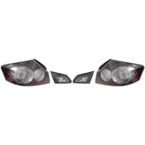 2007-2008 Infiniti G35 Clear Tail Lamp, Assy, Set, Clear Lens, Sedan.