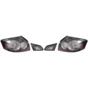 2007-2008 Infiniti G35 Clear Tail Lamp, Assy, Set, Clear Lens, Sedan.