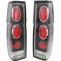 1986-1994 Nissan D21 Clear Tail Lamp RH & LH, Lens & Housing, Clear Lens.