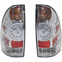 2005-2013 Toyota Tacoma Led Clear Tail Lamp, Set Bezel, Clear Lens - Classic 2 Current Fabrication