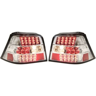 1999-2004 Volkswagen Golf Led Clear Tail Lamp, Lens/Housing, Set/clear - Classic 2 Current Fabrication