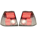 1999-2005 Volkswagen Jetta Led Clear Tail Lamp, Lens/Housing, Set/smoke.