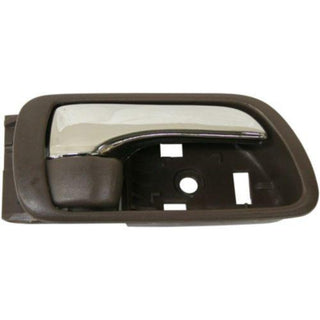 2002-2006 Toyota Camry Front Door Handle RH, Brown Bezel, w/Chrome Lever, - Classic 2 Current Fabrication