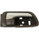 2002-2006 Toyota Camry Front Door Handle RH, Brown Bezel, w/Chrome Lever,.