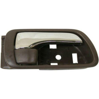 2002-2006 Toyota Camry Front Door Handle RH, Brown Bezel, w/Chrome Lever,.