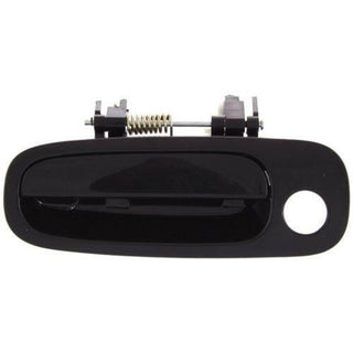 1996-2000 Toyota RAV4 Front Door Handle LH, Smooth Black, 2-door.