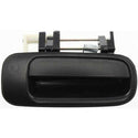 1992-1996 Toyota Camry Rear Door Handle RH, Outside, Black, W/o Keyhole.