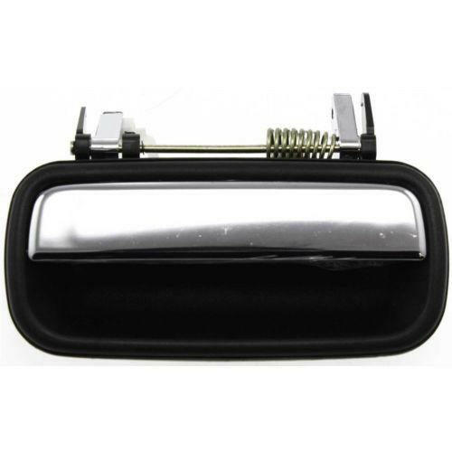 2001-2004 Toyota Tacoma Rear Door Handle RH, Outer, Txtd Blk Bezel, w/Chrome Lever.