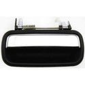 2001-2004 Toyota Tacoma Rear Door Handle LH, Outer, Txtd Blk Bezel, w/Chrome Lever.