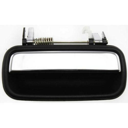 2001-2004 Toyota Tacoma Rear Door Handle LH, Outer, Txtd Blk Bezel, w/Chrome Lever.