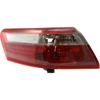 2007-2009 Toyota Camry Tail Lamp LH, Outer, Lens & Housing, Exc Hybrid.