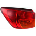 2006 Lexus IS350 Tail Lamp LH, Outer, Lens And Housing, To 3-06.
