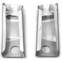 1969 Pontiac Firebird Trunk Floor Corner Brace Weld Thru Primer Coating (Pair).
