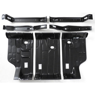 1968-1972 Oldsmobile 442 Trunk Floor Kit, 7 Piece.