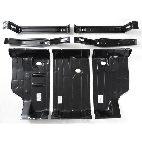 1968-1972 Pontiac LeMans Trunk Floor Kit 7 Piece.