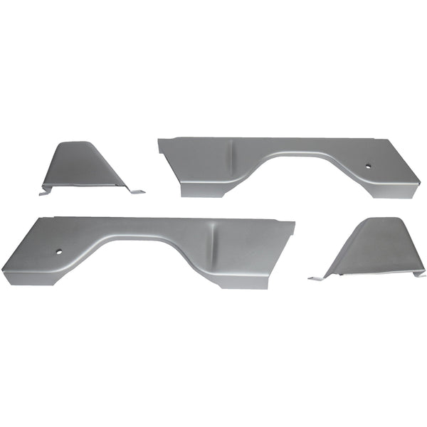 1955-1957 Chevy Nomad/Wagon/Sedan Delivery Cargo Floor Support Baffle Set - Classic 2 Current Fabrication