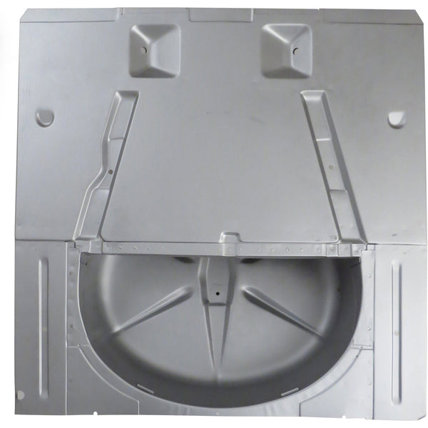 1955-1957 Chevy Nomad/Wagon/Sedan Delivery Cargo Floor With Braces & Extensions & Spare Tire Well.