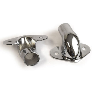 1947-1954 Chevy C10 Pickup Tailgate Hinge Pr STAINLESS CHROME.