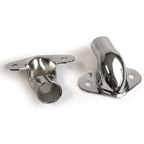 1947-1954 Chevy C10 Pickup Tailgate Hinge Pr STAINLESS CHROME.