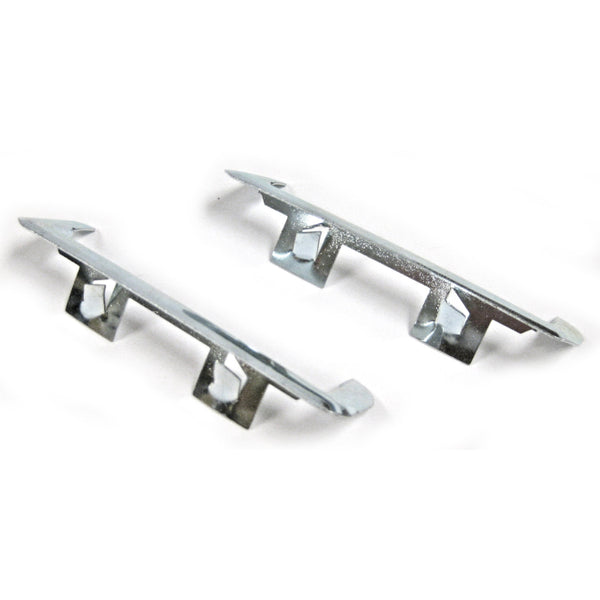 1955-1957 Chevy Nomad Tailgate Hinge Trim Lower Pair.